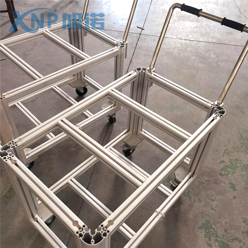 物料小推車使用鋁型材定制優(yōu)點有哪些？承重怎么樣？